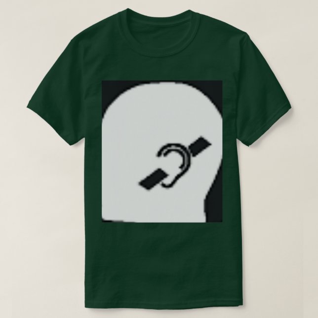Camiseta minha querida escuta (Frente do Design)