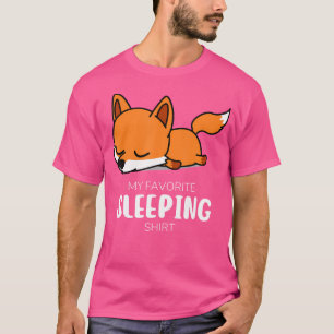 Camiseta Minha Raposa Animal De Dormir Favorita
