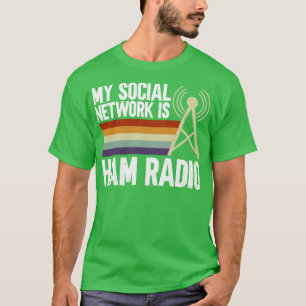 Camiseta Minha Rede Social É Rádio Ham Radio Ham Rádio Opa