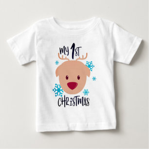 Camiseta Minha Reindeer Bonita de Natal de 1rua