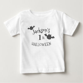 Camiseta Minha rua de Halloween Black & White Personalizada