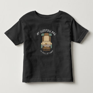 Camiseta Minha Sacola de Dormir Está Cheia de Areia Acampam