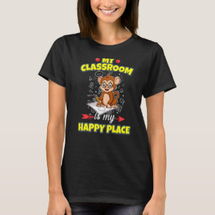 Camiseta Minha Sala De Aula É Meu Lugar Feliz, Primário