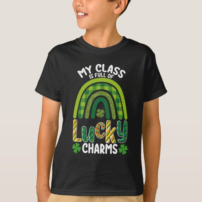 Camiseta Minha Sala Está Cheia de Amuletos da Sorte Dia de  (Frente)