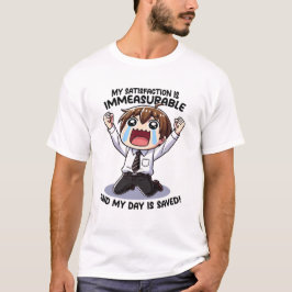 Camiseta Minha satisfação é imensurável!