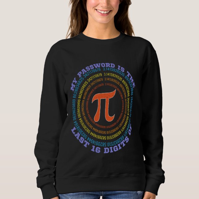 Camiseta Minha Senha é os últimos 16 dígitos da Matemática  (Frente)
