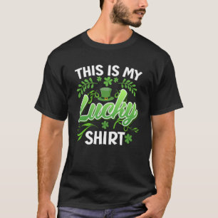 Camiseta Minha sorte Dia de São Patrício de charme