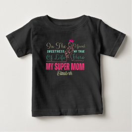 Camiseta Minha Super Mãe Melhor de Todas