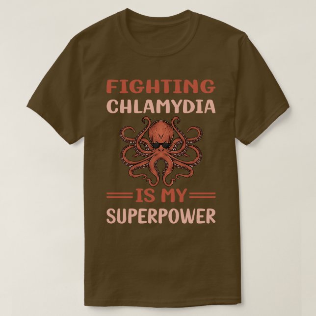 Camiseta Minha super potência Chlamydia (Frente do Design)
