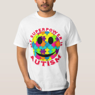 Camiseta Minha superpotência é autismo!