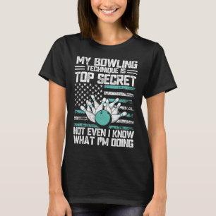 Camiseta Minha Técnica De Boliche É A Boliche Secreta 2