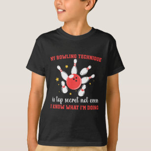 Camiseta Minha Técnica De Boliche É A Boliche Secreta B