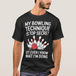 Camiseta Minha Técnica de Boliche é Secreto de Estado Camis