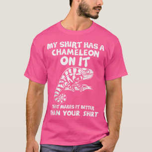 Camiseta Minha Tem Chameleon Funny Reptile Lover