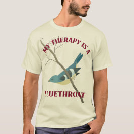 Camiseta Minha Terapia É Um Observador de Papa-Roupas Azul