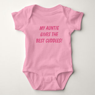 Camiseta Minha tia dá as melhores mascotes que as meninas c