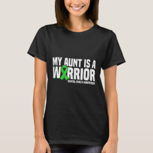 Camiseta Minha Tia É Uma Fita Verde De Guerra, Saúde Mental