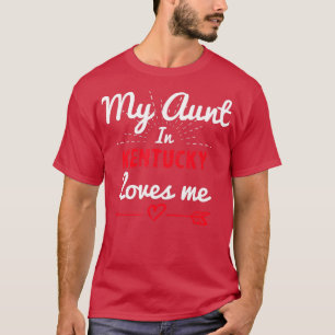 Camiseta Minha Tia Em Kentucky Me Ama