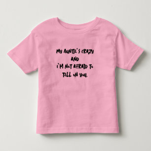 Camiseta Minha tia está louca