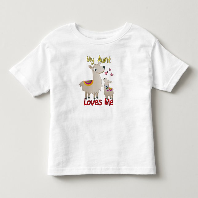 Camiseta Minha Tia Me Ama Llama (Frente)