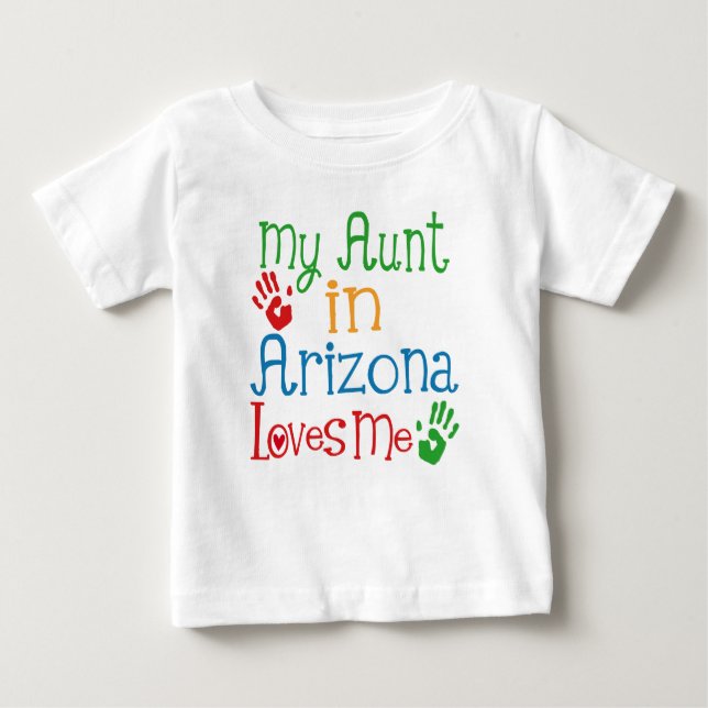 Camiseta Minha tia na Arizona me ama (Frente)