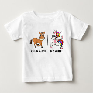 Camiseta Minha Tia Sua Tia Oferece Presentes Para Tia 