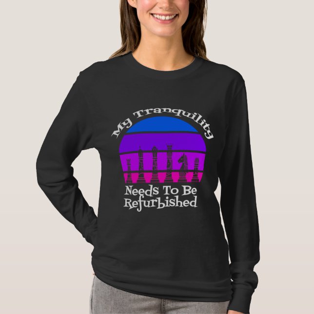 Camiseta Minha tranquilidade precisa ser o Sol da Rainha re (Frente)