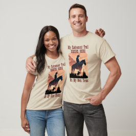Camiseta Minha Trilha de Aposentadoria Começa Aqui