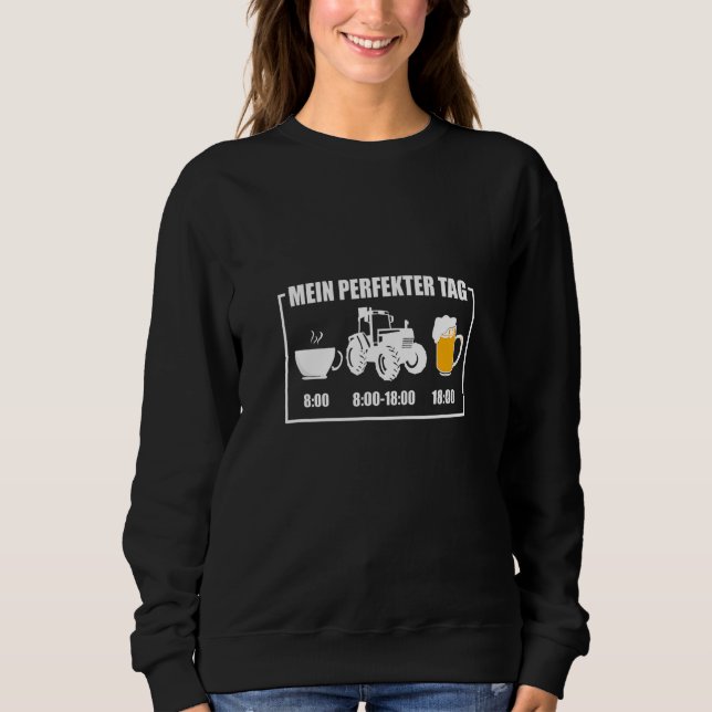 Camiseta Minha Unidade de Trator do Dia Perfeito (Frente)