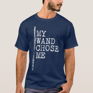 Camiseta Minha Varinha Me Escolheu Flauta Divertida Tocador