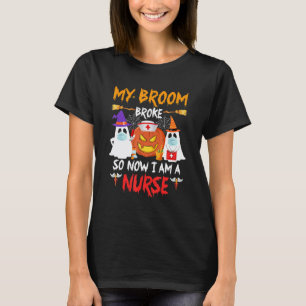 Camiseta Minha Vassoura Quebrou Agora Sou Uma Enfermeira Br