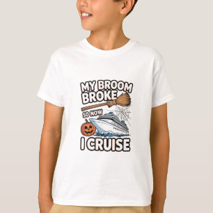 Camiseta Minha vassoura quebrou, então agora eu navego Humo