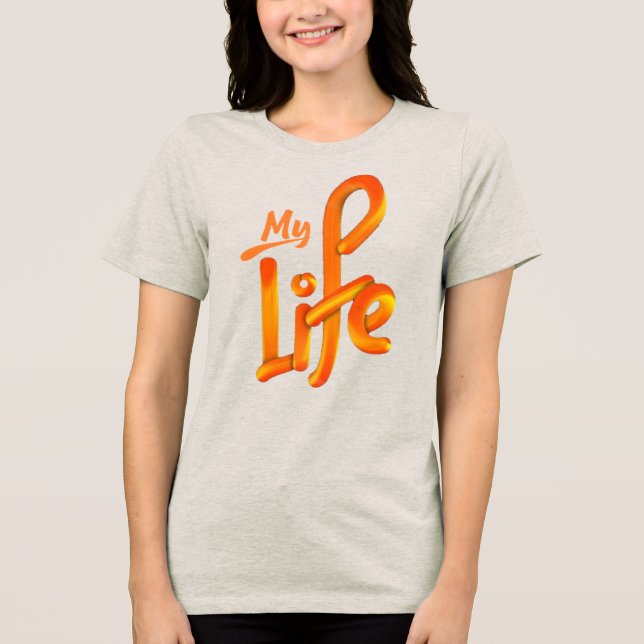 Camiseta minha vida (Frente)