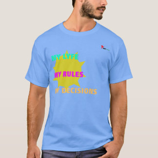 Camiseta "Minha Vida Minhas Regras" | Slogan de Em