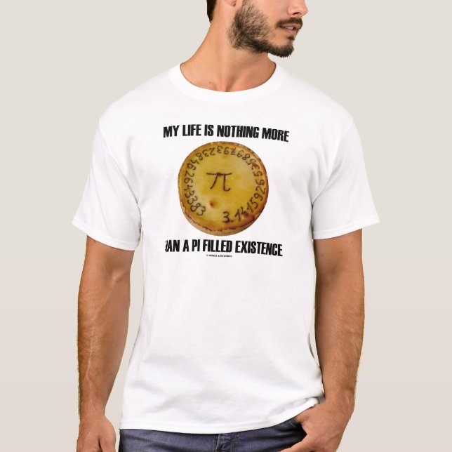 Camiseta Minha vida não é nada mais do que uma existência (Frente)