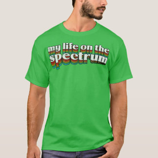 Camiseta Minha Vida No Espectro Vintage Design Autista