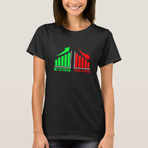 Camiseta Minhas ações O Seu Acionista Bear Bull Invest