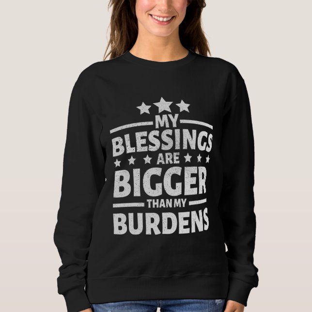 Camiseta Minhas Bênçãos São Maiores Que Meus Encargos (Frente)