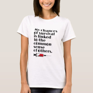 Camiseta Minhas Chances de Sobrevivência