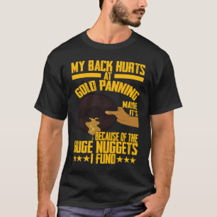 Camiseta Minhas Costas Machucam Nuvens Douradas E Enormes P