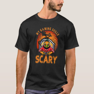 Camiseta Minhas Habilidades De Jogo São Assustadoras Para L