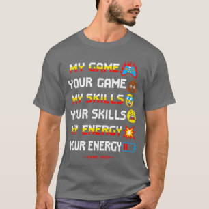 Camiseta Minhas Habilidades de Jogo vintage