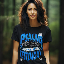 Camiseta Minhas Lágrimas para a Alegria Cristã Espiritual D