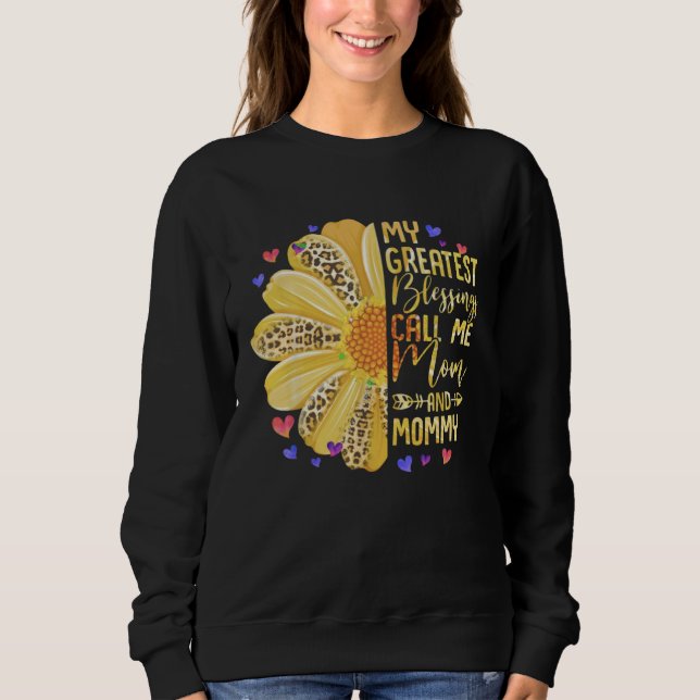 Camiseta Minhas Maiores Bênçãos Me Chamam De Mãe E Mamãe Bo (Frente)