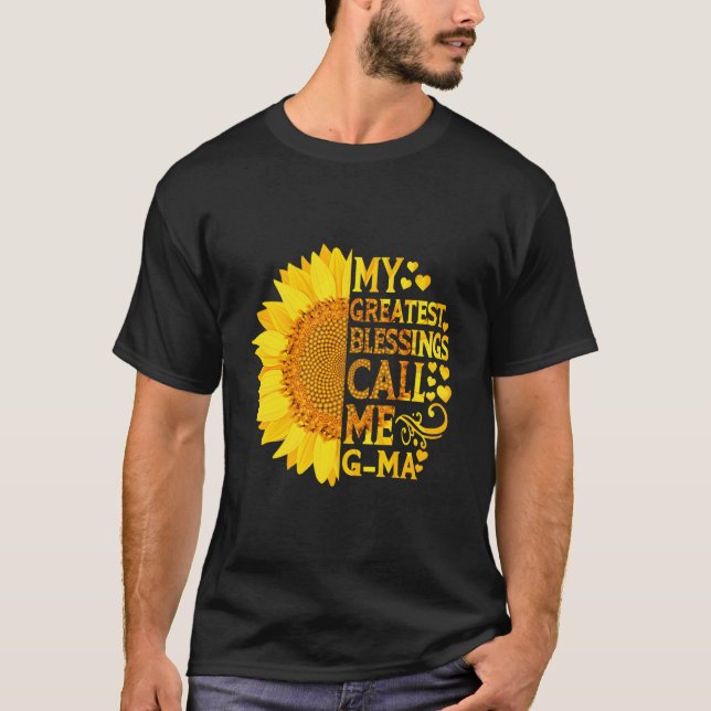 Camiseta Minhas Maiores Bênçãos Me Chamam De Vó Dia Das Mãe (Frente)