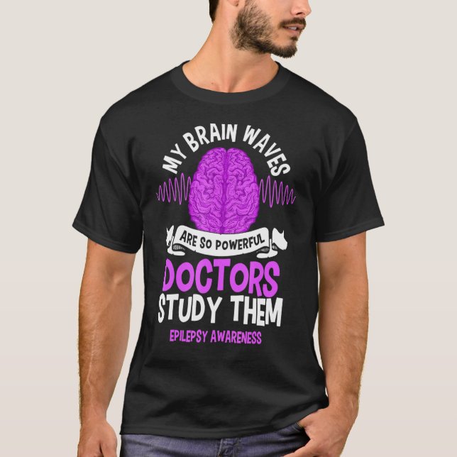Camiseta Minhas Ondas Cerebrais São Médicos Poderosos Que A (Frente)
