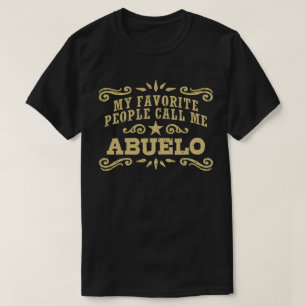 Camiseta Minhas pessoas favoritas chamam-me Abuelo