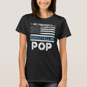 Camiseta Minhas Pessoas Favoritas Chamam-me Dia de os pais 