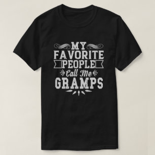 Camiseta Minhas pessoas favoritas chamam-me dia dos pais de