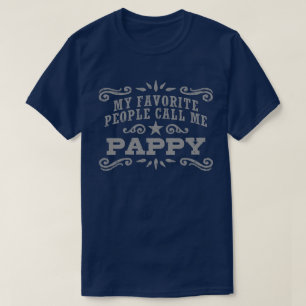 Camiseta Minhas pessoas favoritas chamam-me Pappy